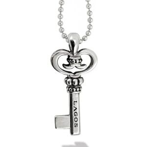 LAGOS Silver Key Pendant Necklace